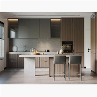 Modern modern open island kitchen 3d model | 3D Models | 3DS MAX File ...
