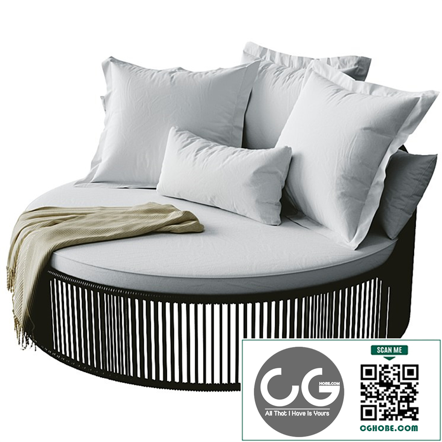 Chaise daybed tropical