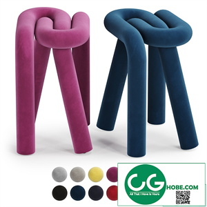 Bold stool by mustache
