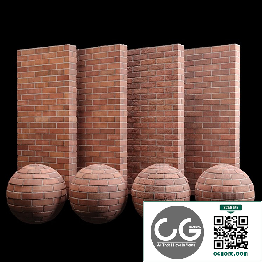 Red brick tiles