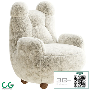 Papa bear armchair fur