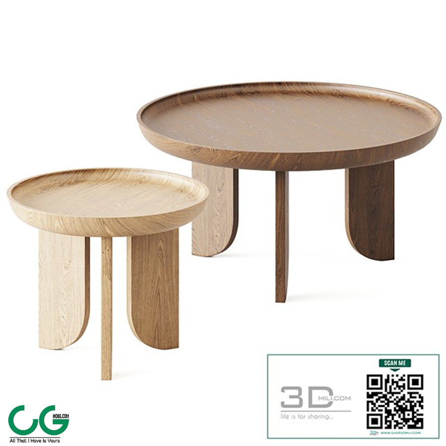 Dish Coffee Table by Grain