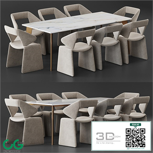 Artifort Suit chair Harper Brass table