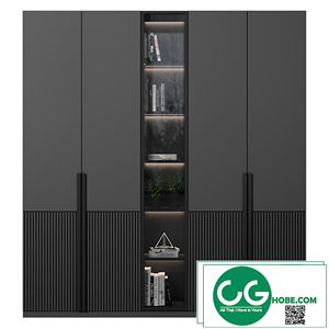 cabinet with shelves 26