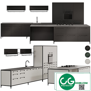 Buster and punch Kitchen Green