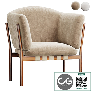 Dowel Leather Armchair