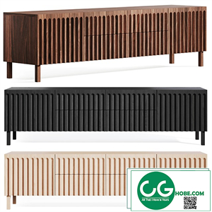 FLUTED (MEDIA) CABINE