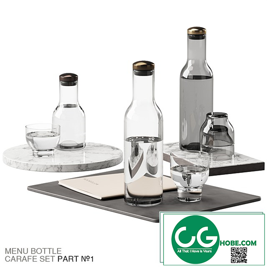136 dishes decor set