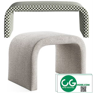 Sienna pouffe and bench