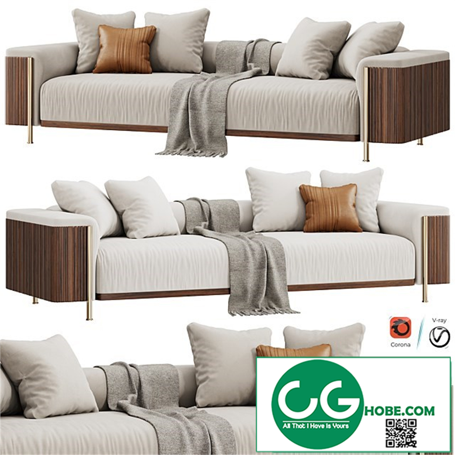 TRUSSARDI CASA Deven Sofa