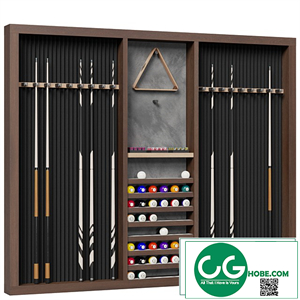 Billiard Wall Rack