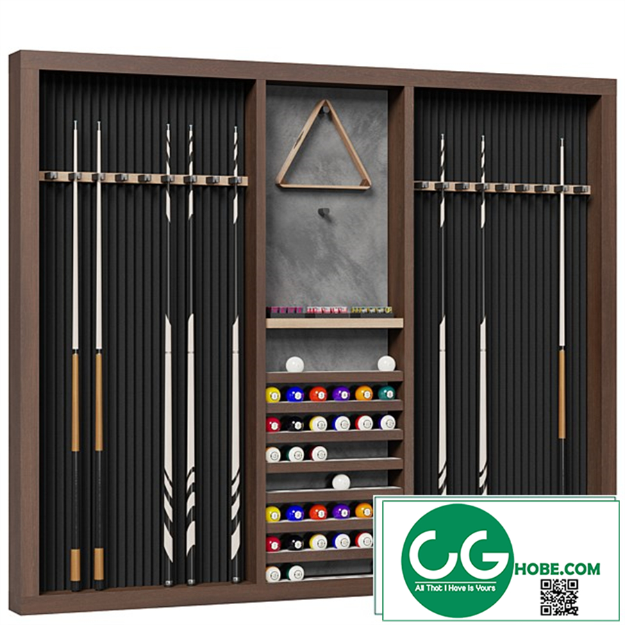 Billiard Wall Rack