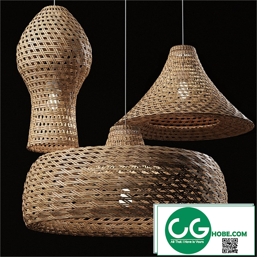 Rattan Pendant Light 07