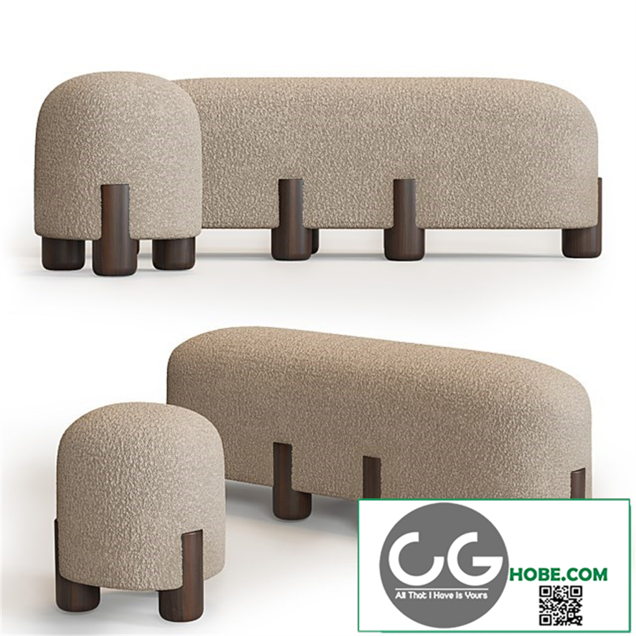 STOOL O AND BENCH O BY