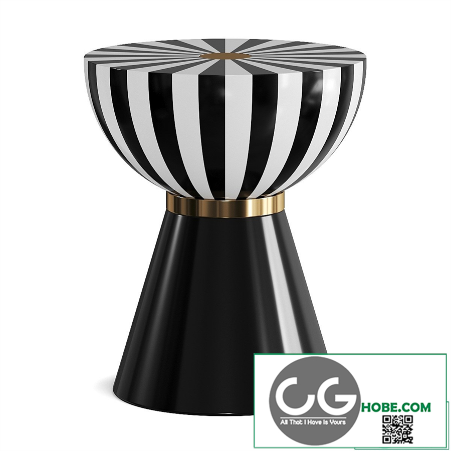 Modern Memphis Side Table