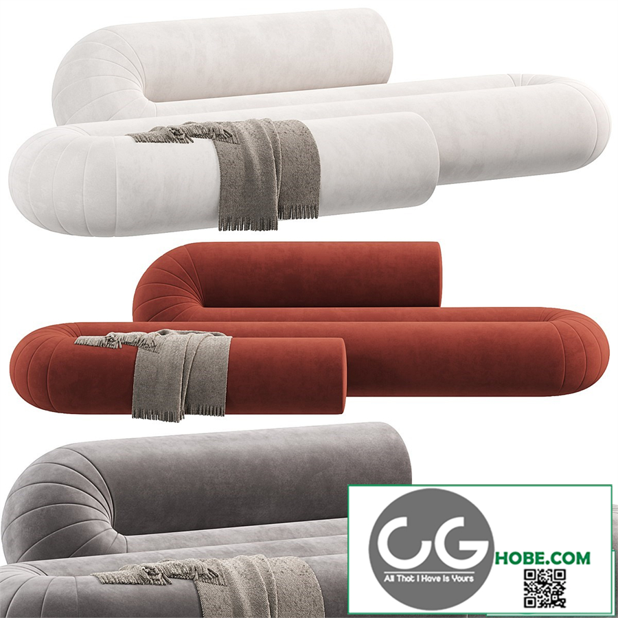 SERPENTINE Sofa by DANTE