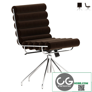 MOHAIR OFFICE CHAIR