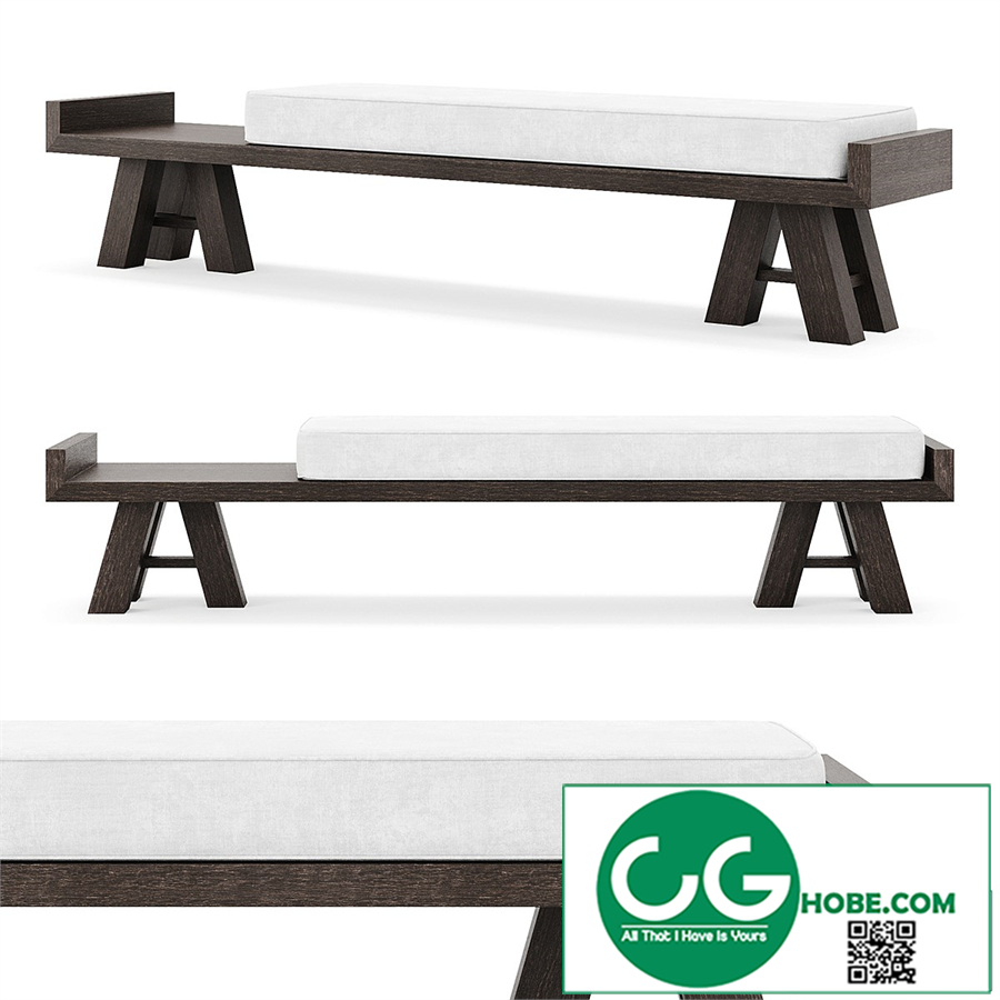 Toiny Bench by Stephane Parmentier