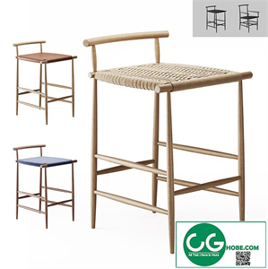 Pelleossa stool and chair