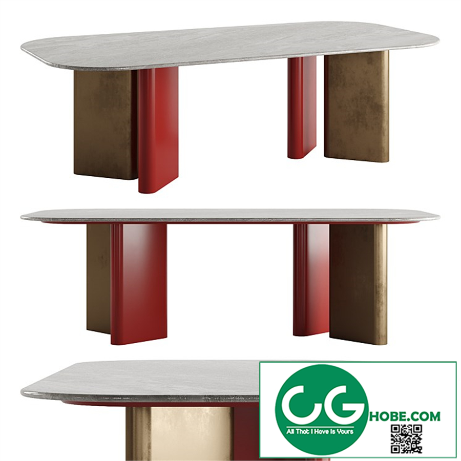 ONNO Rectangular Table by Marelli