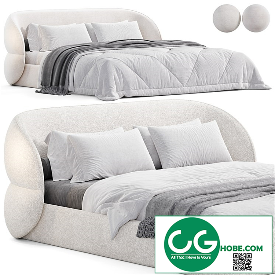Clip bed by Ditre Italia