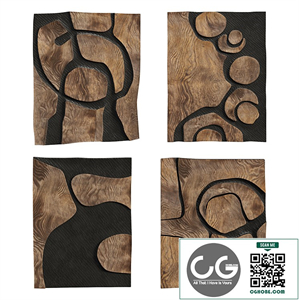Wooden Wall Decoration by Fabian Ewert