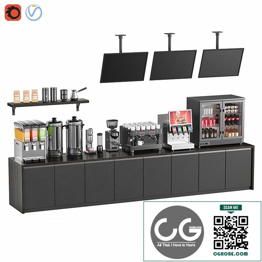 Cafe Equipment Set 4