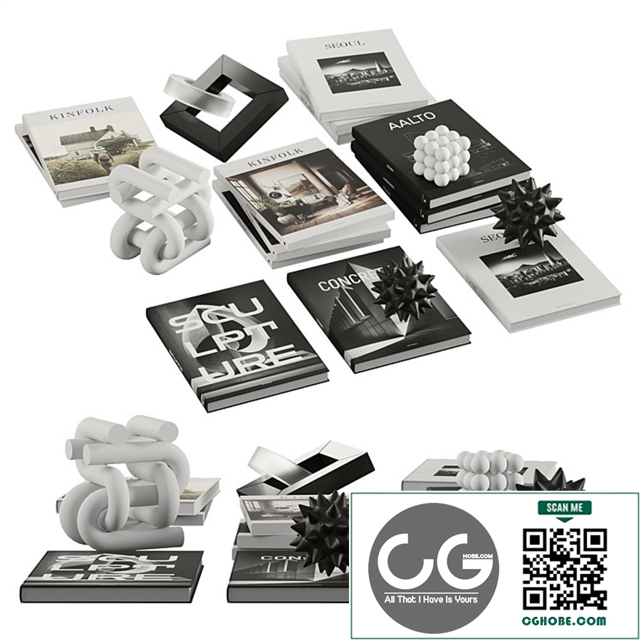 Decorative Set, Books on architecture