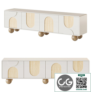 Bell Wooden Forms TV Stand