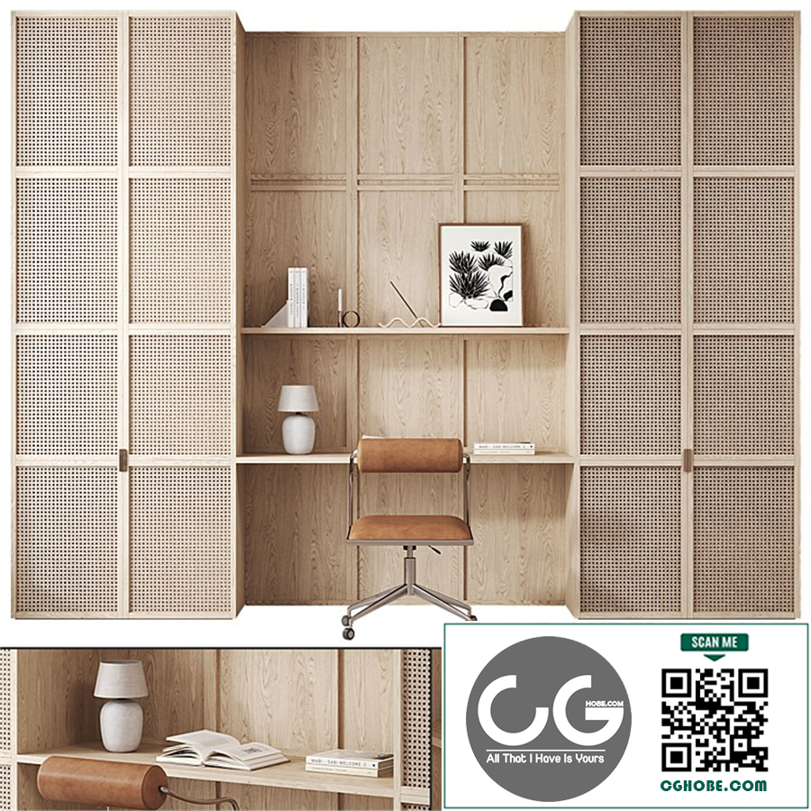 Workplace composition with Orsen Office Chair