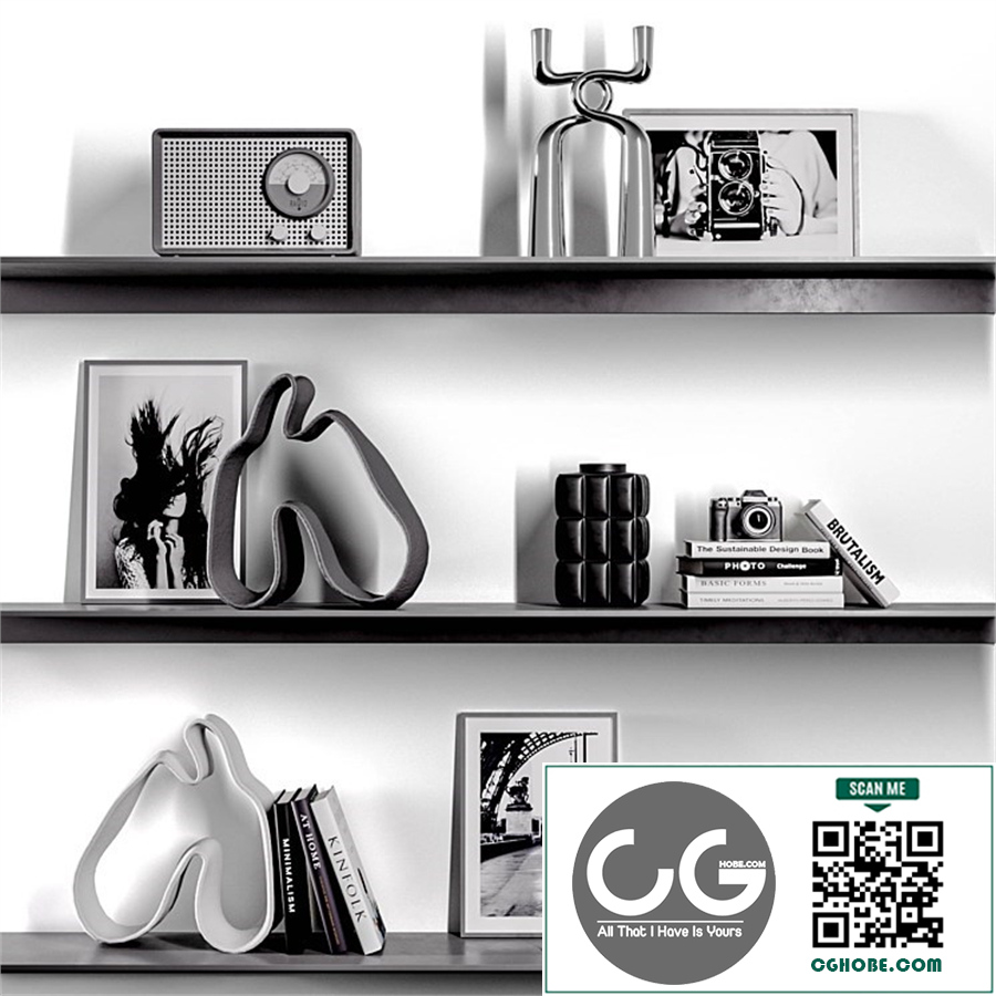 Decor Shelves set modern
