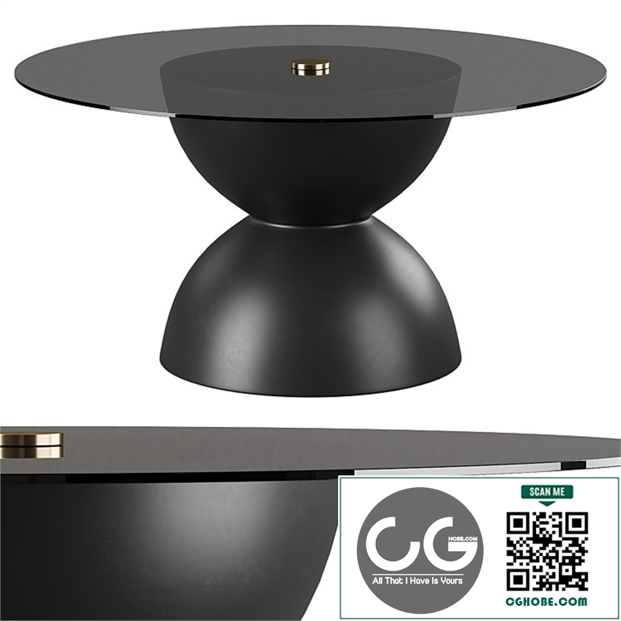 Ellipse table by Ben Barber
