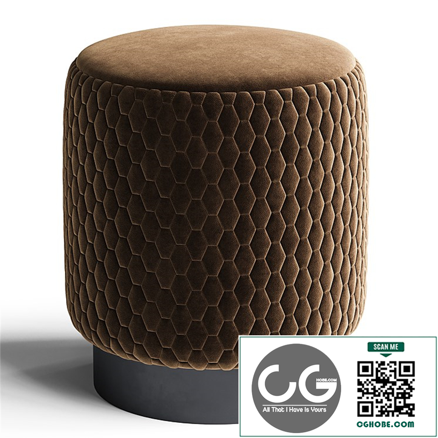 Pouf Honey brown