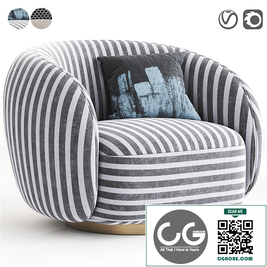 Armchair by Eichholtz