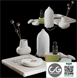 Decorative set with diffuser Vitruvi
