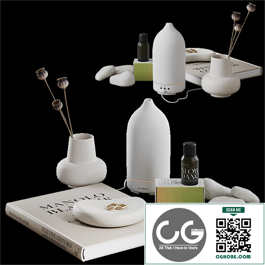 Decorative set with diffuser Vitruvi