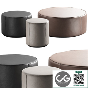 283 Fredericia Mono Pouf