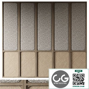 Rattan Wall panel n01