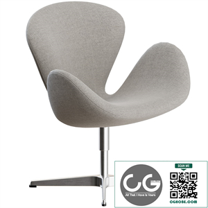 Swan Lounge Chair by Fritz Hanzen