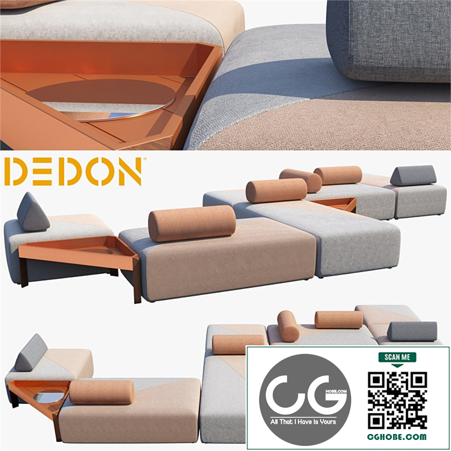 Modular sofa Brixx Dedon