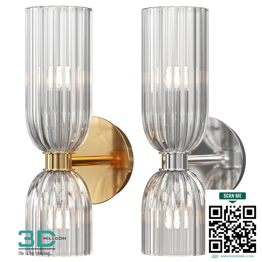 Asalea Double Bath Sconce Circa