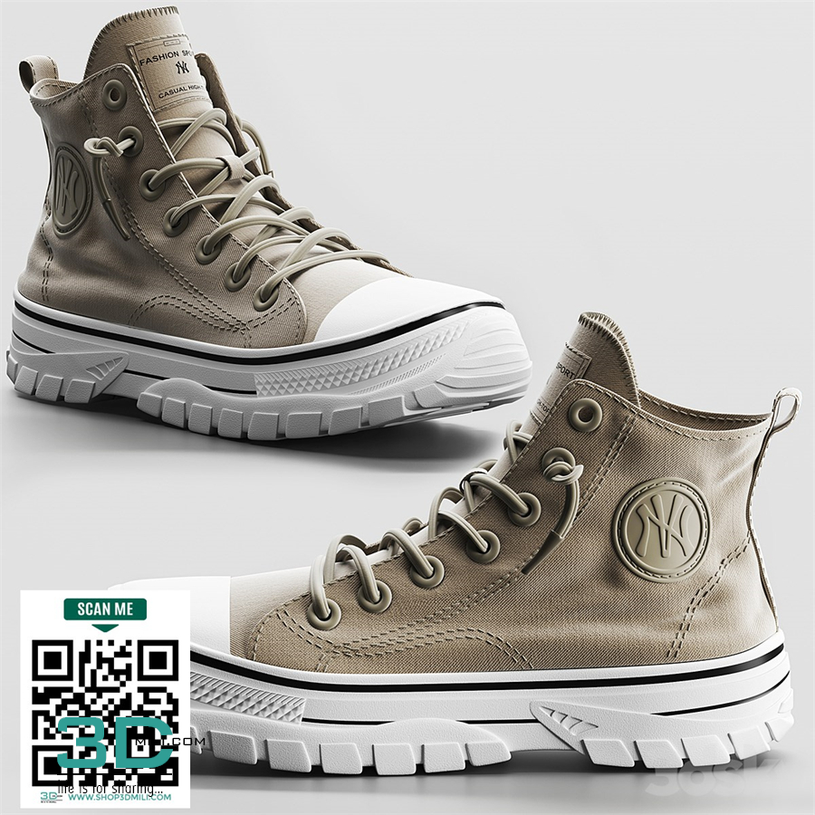 Casual high-top