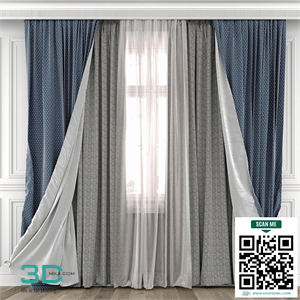 Curtains with window 493C