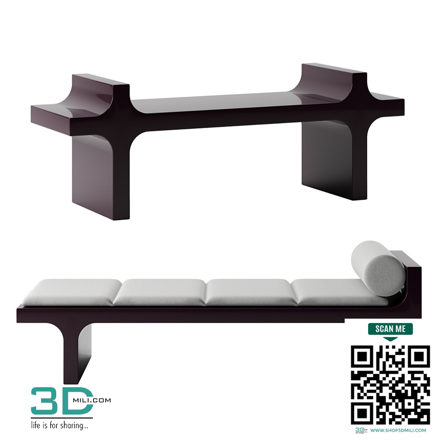 DHARMA bench by Baxter