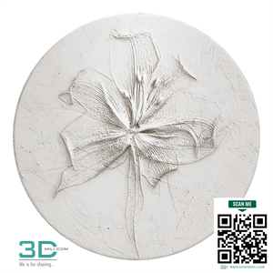 Flower plaster panel 142