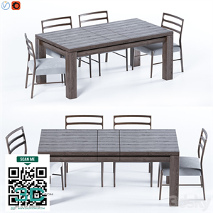 Folsom Storage Extending Dining Table