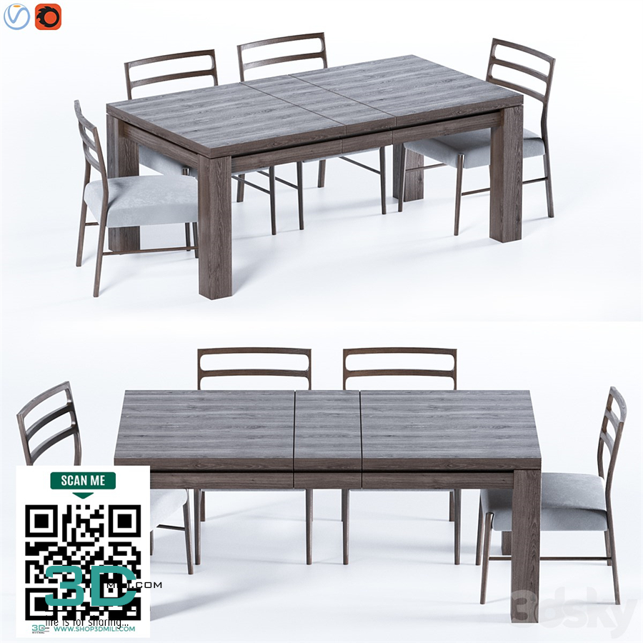 Folsom Storage Extending Dining Table