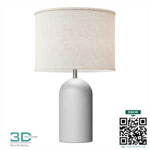 Large Concrete Table Lamp