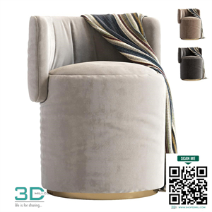 Love Seat Pouf Rugiano