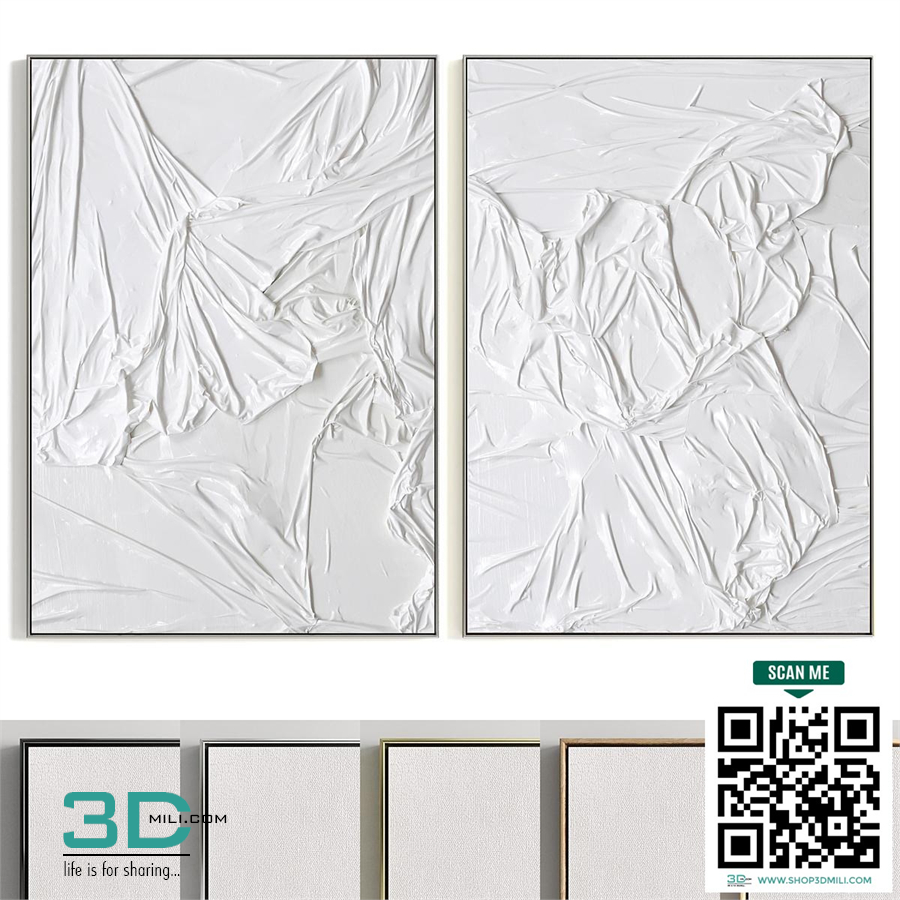 Plaster Two Photo Frame R-243